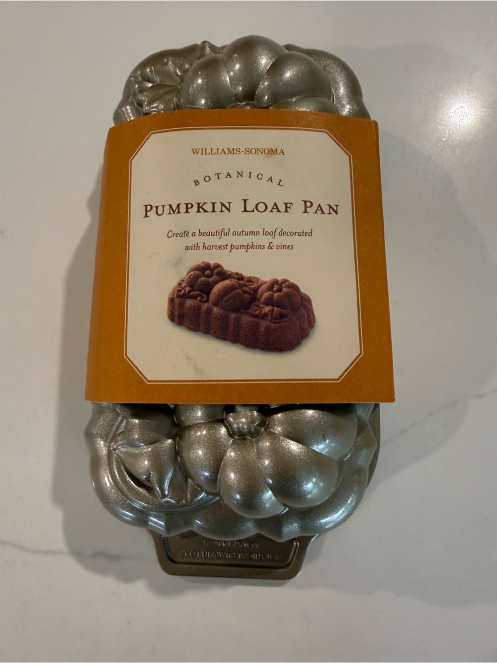 Williams Sonoma Cast Aluminum Pumpkin Loaf Mold